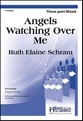 Angels Watching Over Me Three-Part Mixed choral sheet music cover